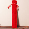 Double-Sided Flannel Drawstring Closure Pen Pouch