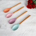 Wooden Handle Silicone Spoon