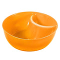 7inch Divided S-Shaped Two Compartments Cereal Bowl