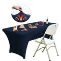 6Ft Full Color Spandex Fitted Table Cover