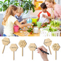 Wooden Plant Label Succulent Tag Garden Marker Plant Sign