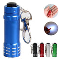 Mini Aluminum Led Flashlight With Keychain