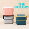 Double Layer Portable Lunch Box