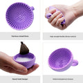 Hangable Silicone Makeup Brush Cleaner Bowl Foldable Tool