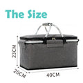 Portable Folding Shopping Insulated Bag