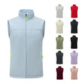 Unisex Fleece Vest Full Zip Warm Outdoor Layer