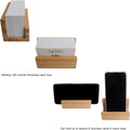 Bamboo Wood Desktop Business Card Holder