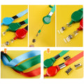 Full Color Custom Lanyard With Retractable Badge Reel Combo