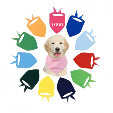 Simple Polyester Pet Dog Bandana