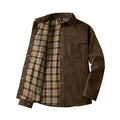 Retro Western Plaid Flannel Lapel Jacket