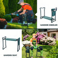 Foldable Garden Kneeler and Seat witth Tool Pouch
