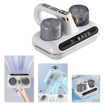 Cordless Dual Cup Ultrasonic Sterilizing and Mite Remover