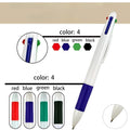 4 Color Ballpoint Pen Kid Gift Office School Supplies