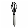 Stainless Steel Whisk with Black Silicone Beater