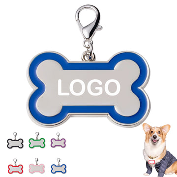 Metal Bone Shape Dog Tag