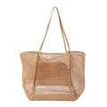 Knitted Shoulder Mesh Tote Bag