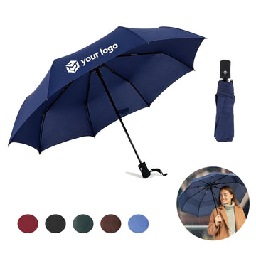 Premium Windproof Compact Travel Umbrella Auto Open Close