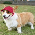 Breathable Corduroy Dog Sun Hat Adjustable Ear Hole Hat