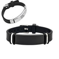Stainless Steel And Silicone Wristband
