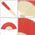 Multicolor Handheld Folded Fan
