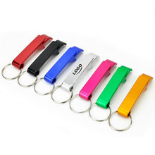 Aluminum Bottle Opener W/ Key Ring