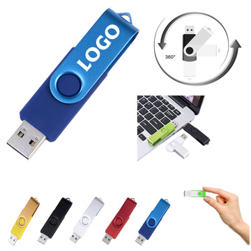 8GB Metal Rotating USB Drive