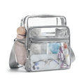Clear PVC Crossbody Stadium Bag