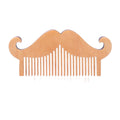 Pocket Handlebar Moustache Styling Wooden Beard Comb