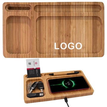 Desktop Organizer Pad Phone Wireless Charger
