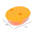Hands-Free Snack Container With Finger Lid