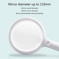 30X Rechargeable Magnifier With LED Light