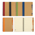 Kraft Paper Splice Cover Spiral Interior Notebook Notepad