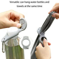 Outdoor Hiking Silicone Water Bottle Carrier With Towel Hook