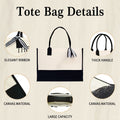 Oversized Tote Bag - Canvas (Statement Print)