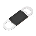 Stainless Steel Beer Bottle Opener With Leather Handle