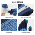 Knit Beanie Scarf Gloves Set