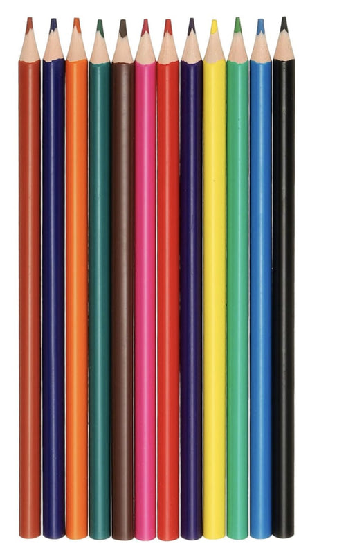 12 Colors Erasable Colored Pencil Set For Kids