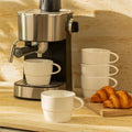 8oz Porcelain Novelty Stackable Latte Cups