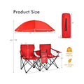 Leisure Beach Sunshade Double Chair