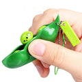 Edamame Stress Relief Keychain Toy