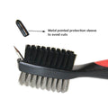 Golf Groove Cleaner Brush - Retractable Lanyard Clip