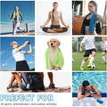 Microfiber Sport Cooling Towel With Silicone Storage Bag