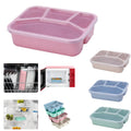 4-Compartment Reusable Food Storage Container