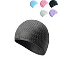 Bubble Silicone Swim Cap With Ear Protection