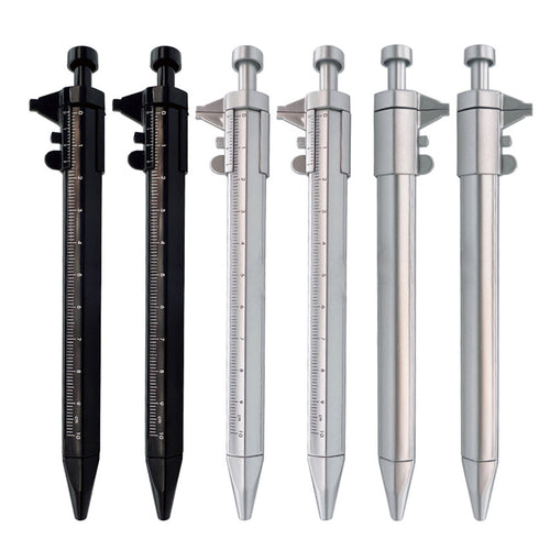 2-In-1 Ballpoint Pen With Caliper
