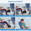 Portable Airplane Foot Rest Length Adjustable