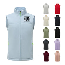 Unisex Fleece Vest Full Zip Warm Outdoor Layer
