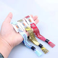 Custom Festival Fabric Woven Cloth Wristbands Chip