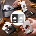 Portable Stainless Steel Poker-Shaped Bottle Opener