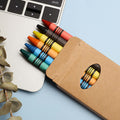 6-Color Oil Crayon Set